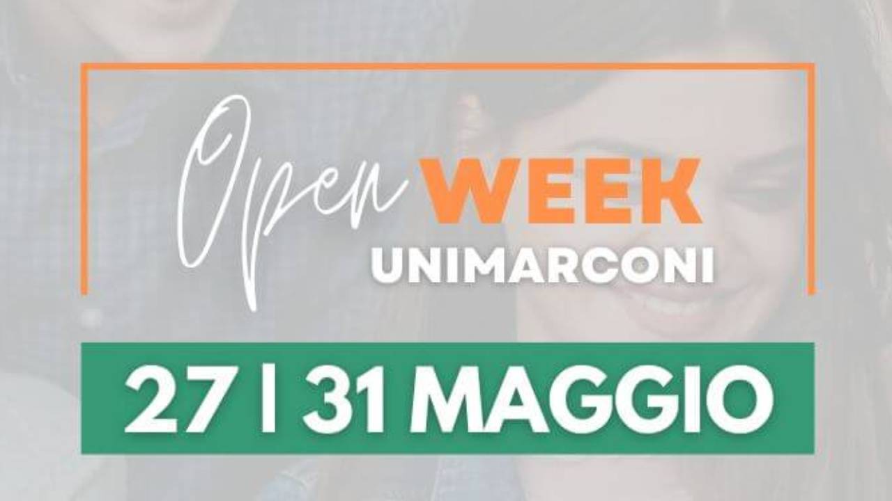 Virtual Open Week Unimarconi: scopri l'ateneo online dal 27 al 31 maggio